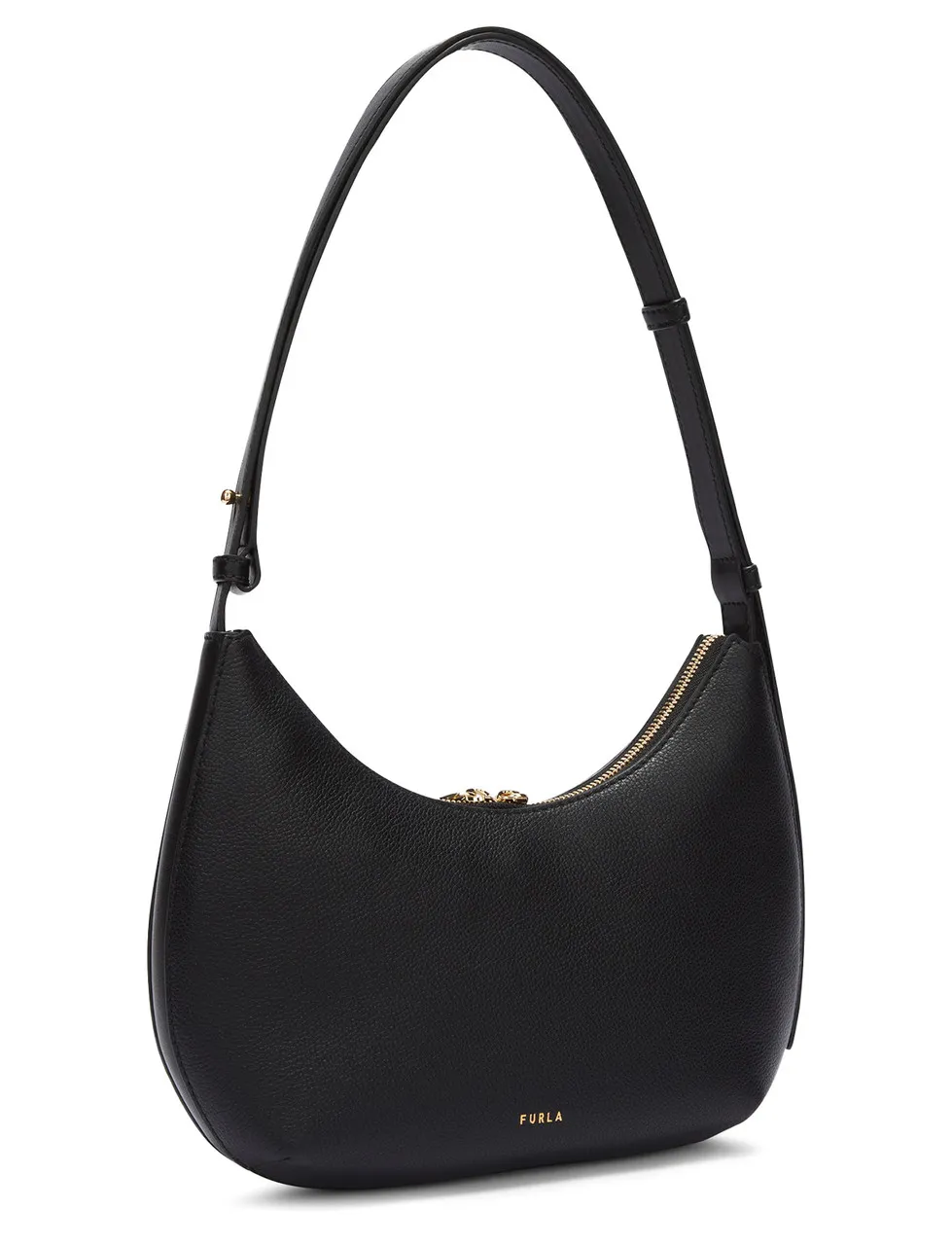 Furla Sac Drop S en cuir lisse noir