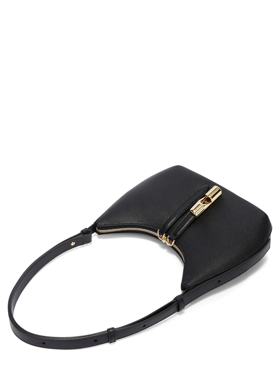 Furla Sac Drop S en cuir lisse noir