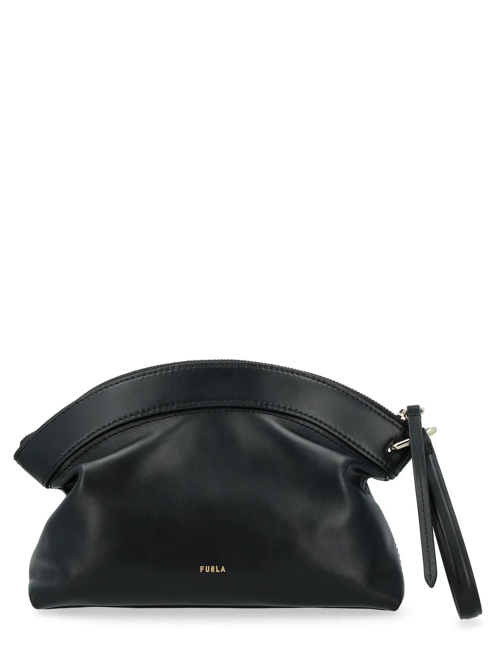 Furla Sac Erica en cuir lisse noir