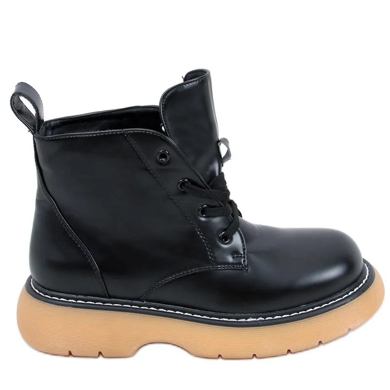 Gaia BLACK+Y bottines bovver le noir