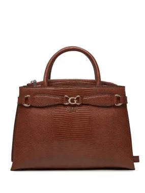 Guess Arlena Lizzard Sac À Main, Avec Bandoulière Cognac - Achetez À Prix Outlet!