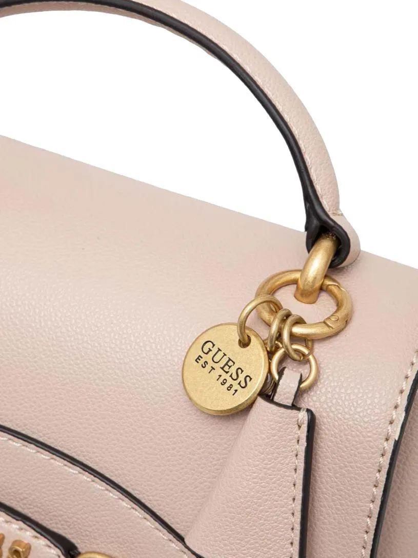 Guess Emera Sac À Main, Avec Bandoulière Beige Clair - Achetez À Prix Outlet!