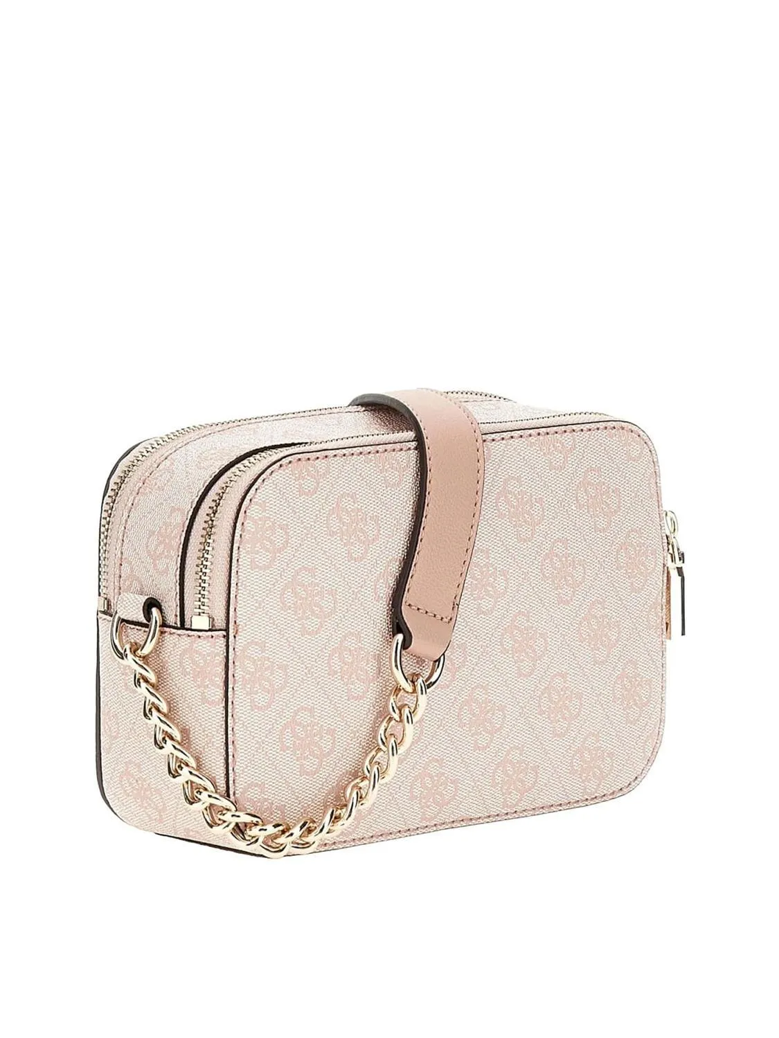 Guess Noreen  Mini Sac À Bandoulière Logo Rose Poussiéreuse - Achetez À Prix Outlet!