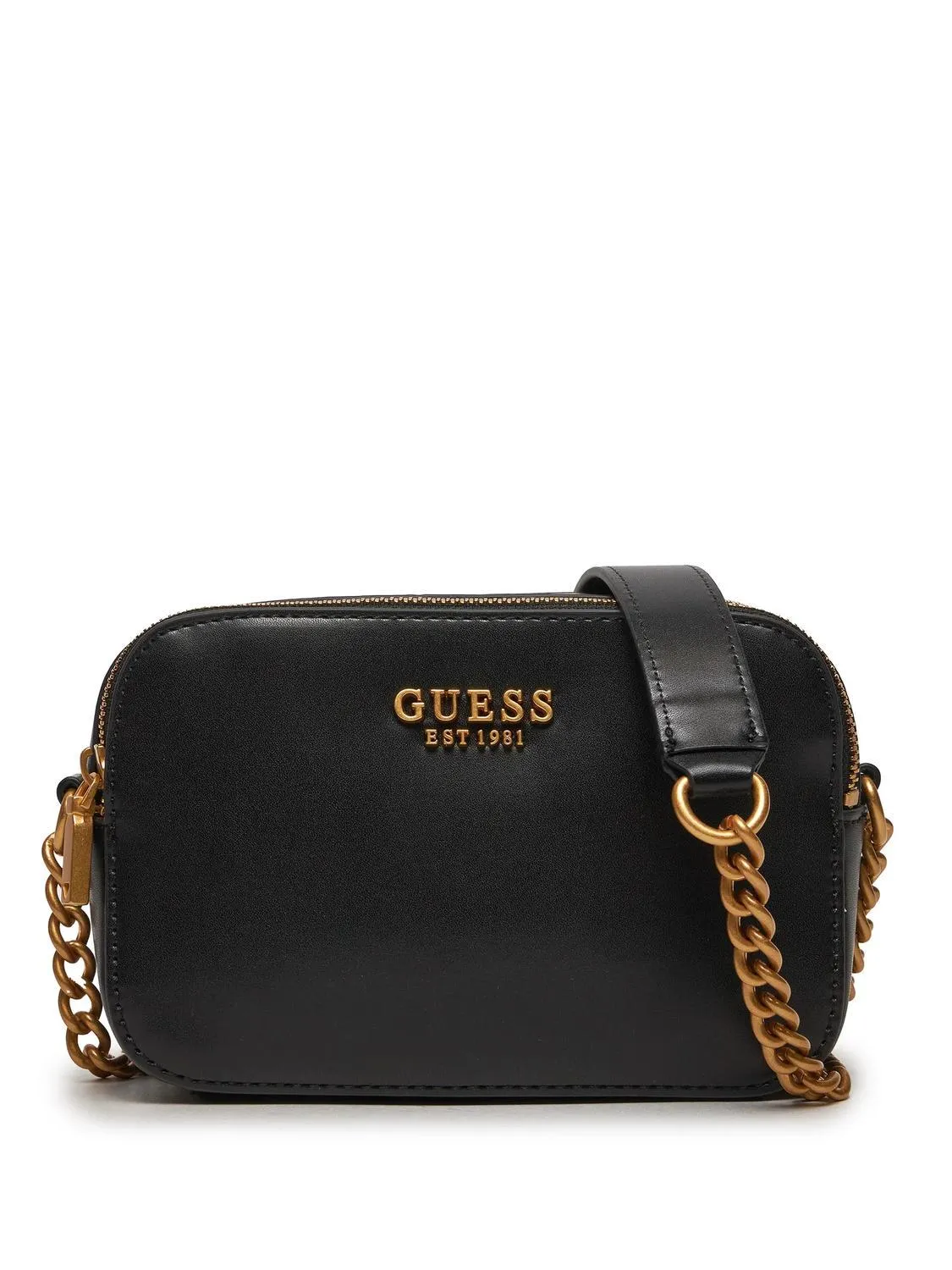 Guess Sarita Mini Sac Photo Avec Bandoulière Noir - Achetez À Prix Outlet!