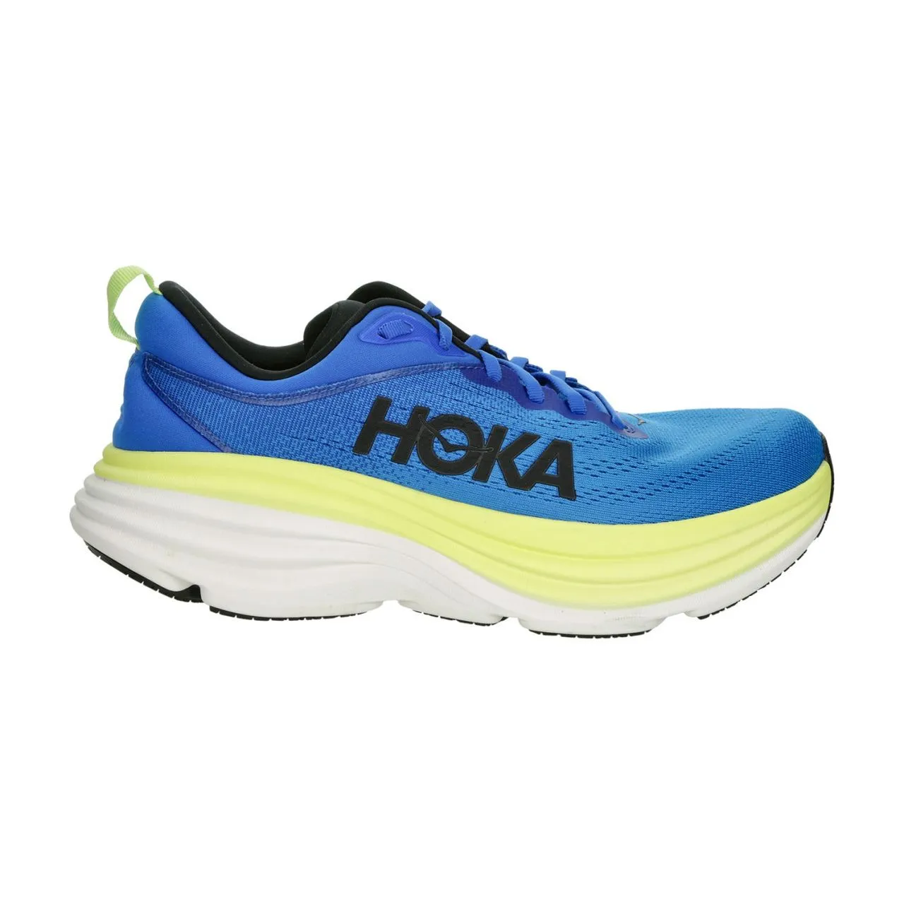 HOKA BONDI 8 ELECRTIC COBALT ET LETTUCE Chaussures de running