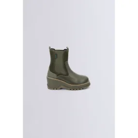 Kick Wag - Bottines verte foncé et olive pour femme - Kickers © Site Officiel