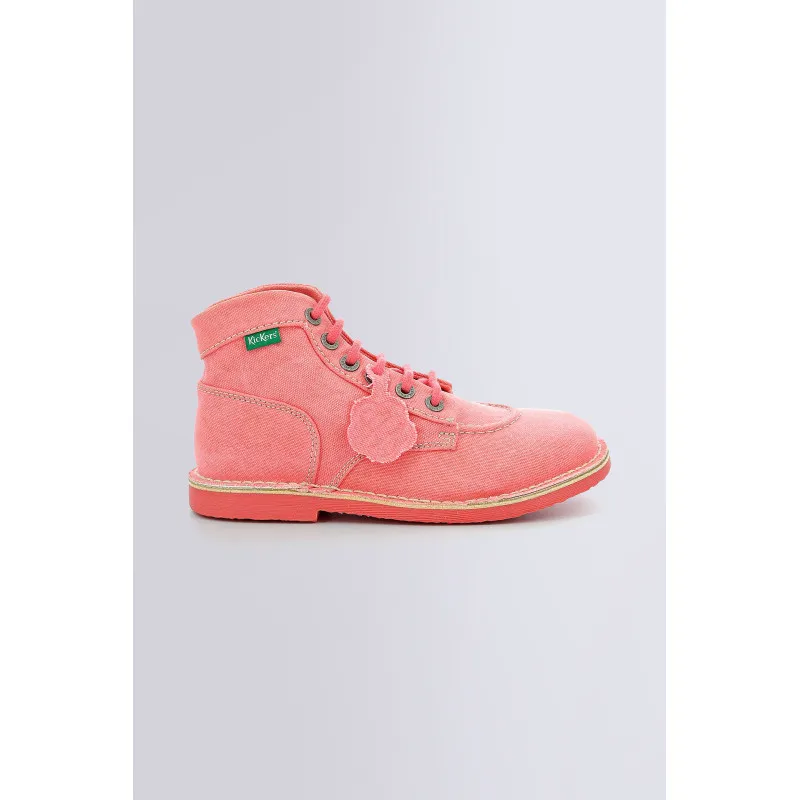 Kicklegend - Bottines rose clair pour femme - Kickers © Site Officiel