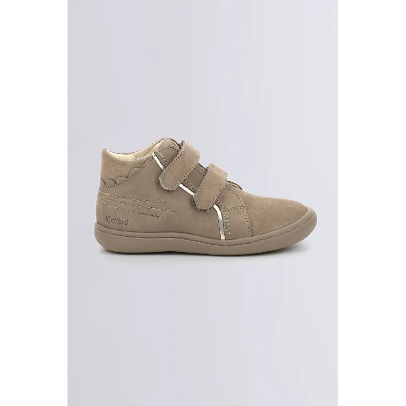 Kickmary - Bottines taupe pour fille - Kickers © Site Officiel