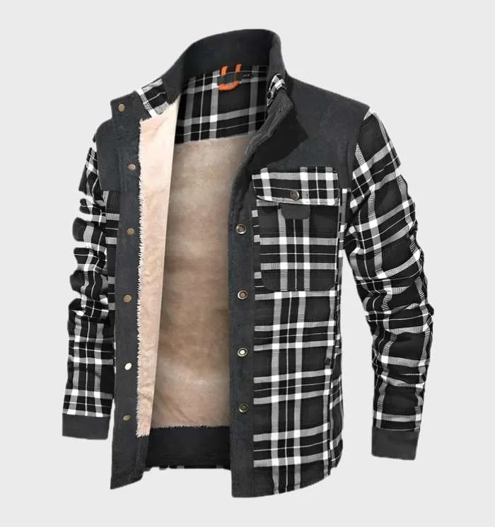 Lucien - Veste en flanelle avec doublure en polaire