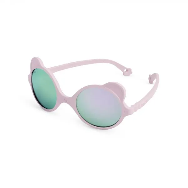 Lunettes de soleil bébé 0-1 ans Ourson Rose pâle