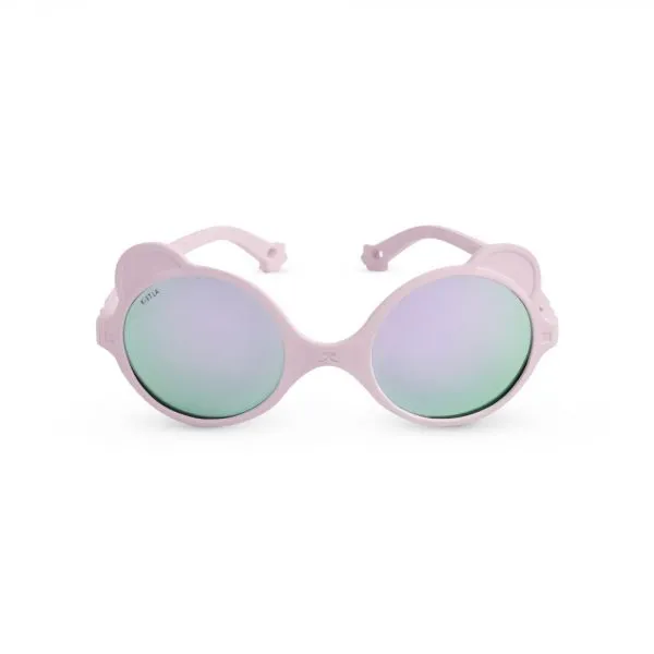 Lunettes de soleil bébé 0-1 ans Ourson Rose pâle