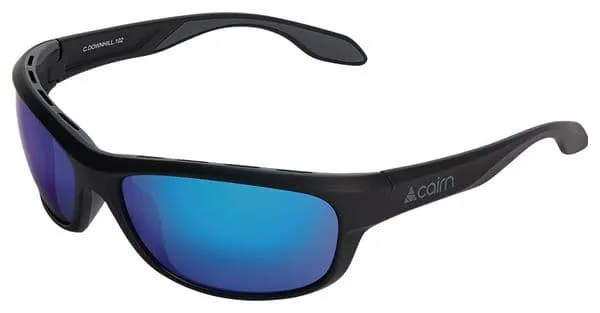 Lunettes de soleil Cairn Downhill Mat Noir Graphite Bleu