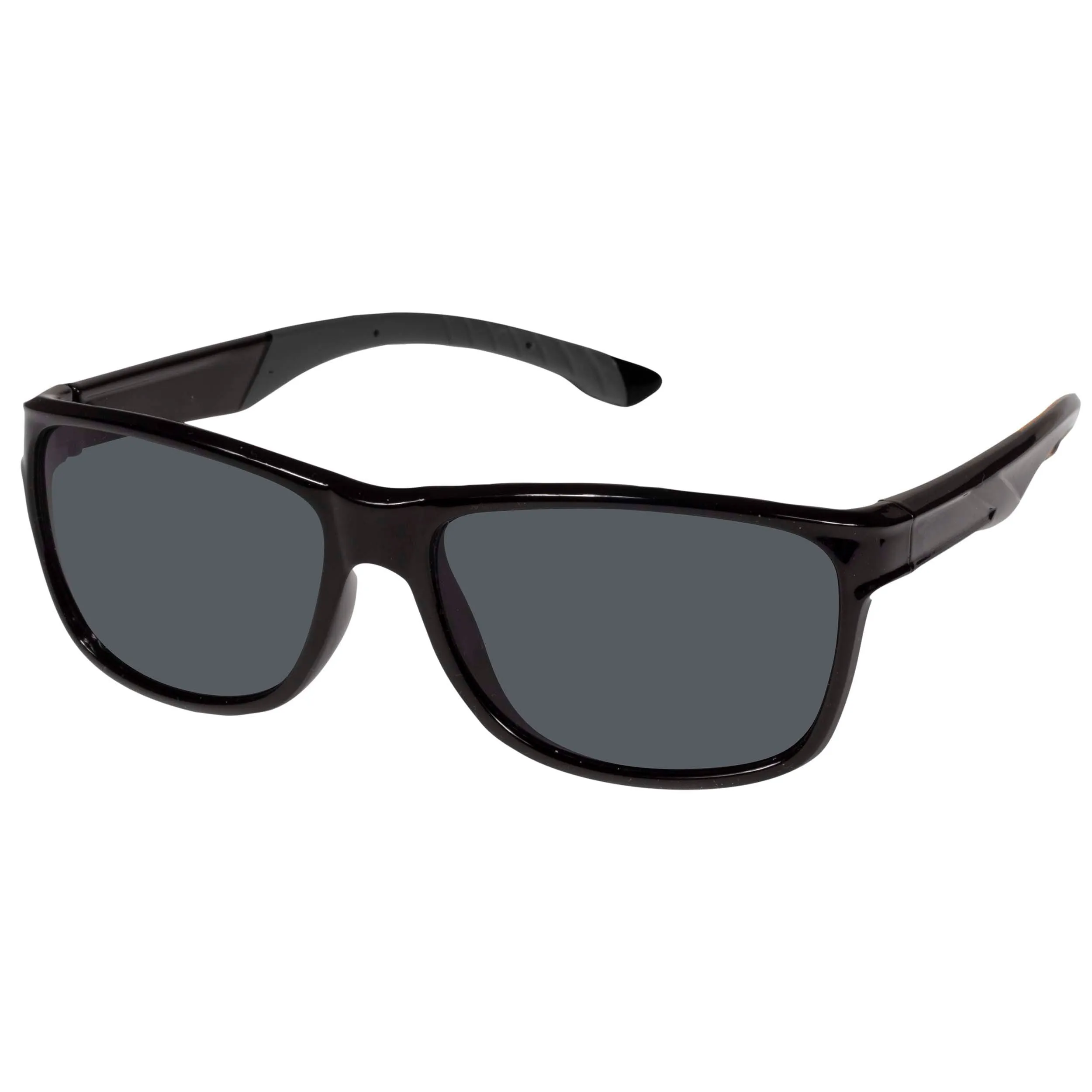 Lunettes de soleil recyclées rectangulaire Noir