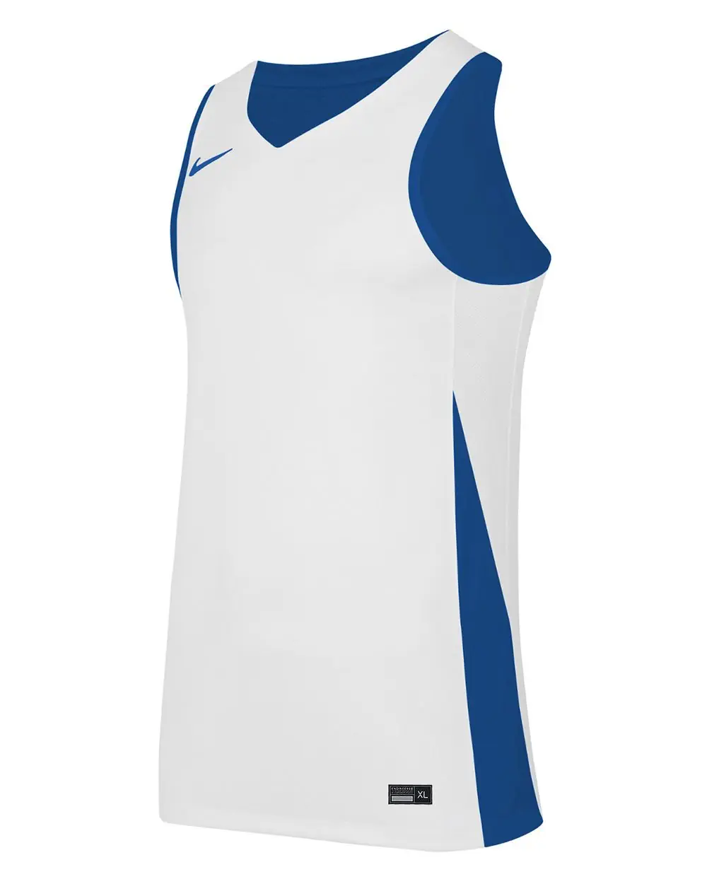 Maillot de basket reversible Nike Team Bleu Royal & Blanc pour homme