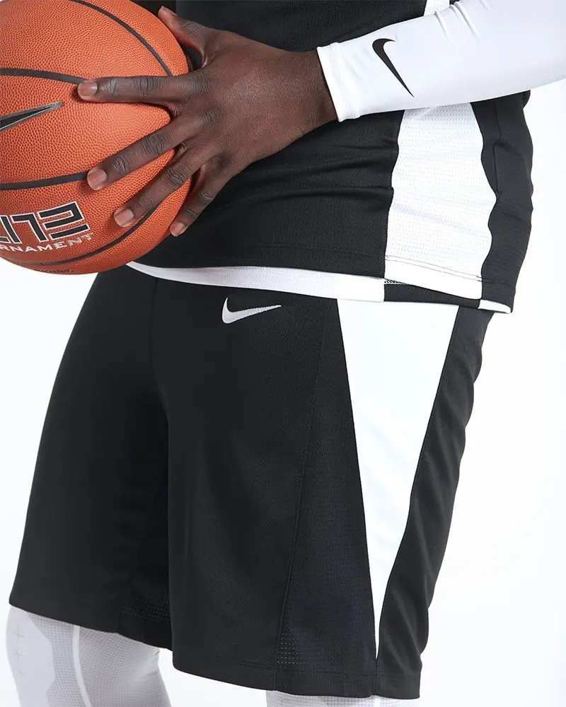 Maillot de basket reversible Nike Team Noir & Blanc pour homme