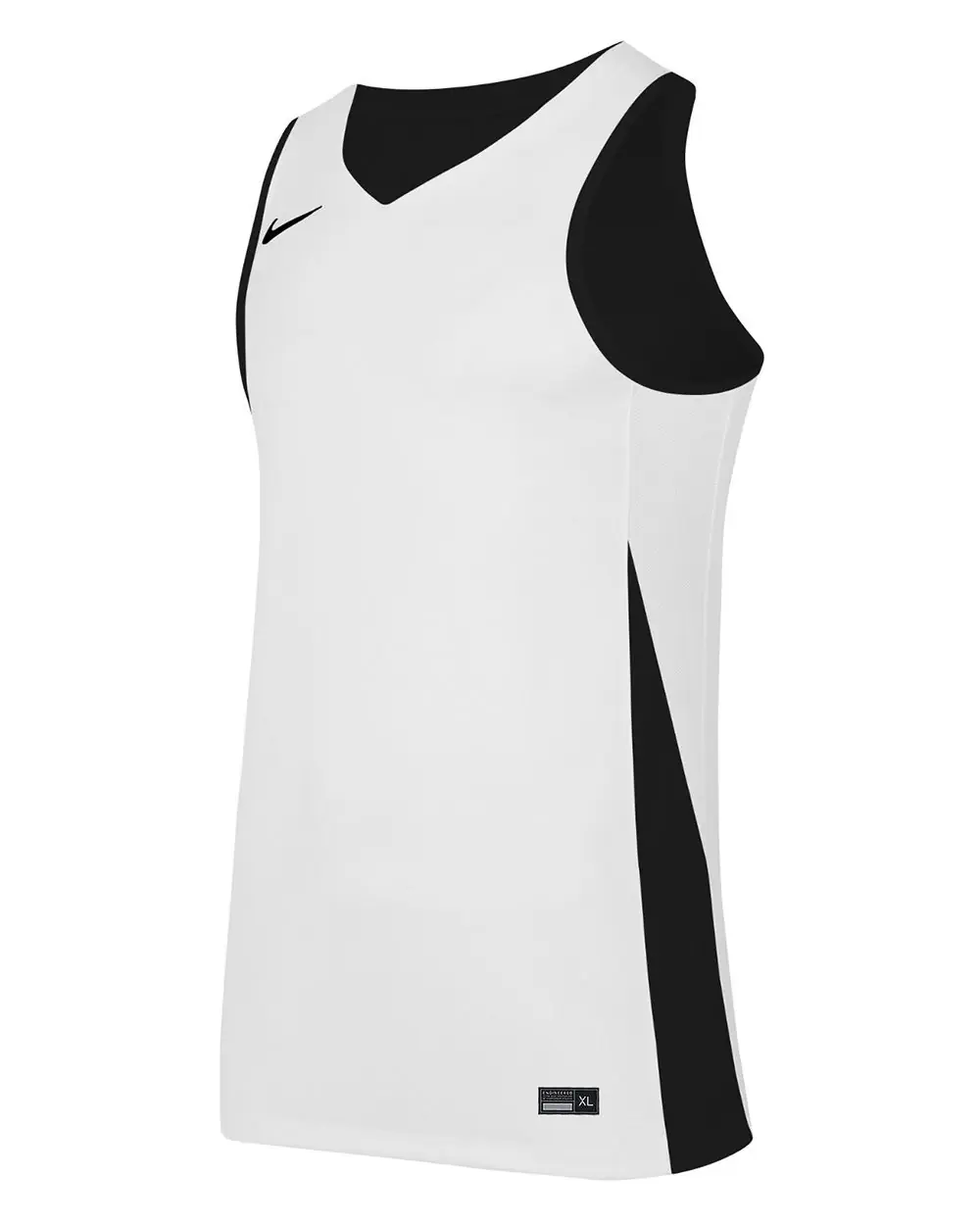 Maillot de basket reversible Nike Team Noir & Blanc pour homme