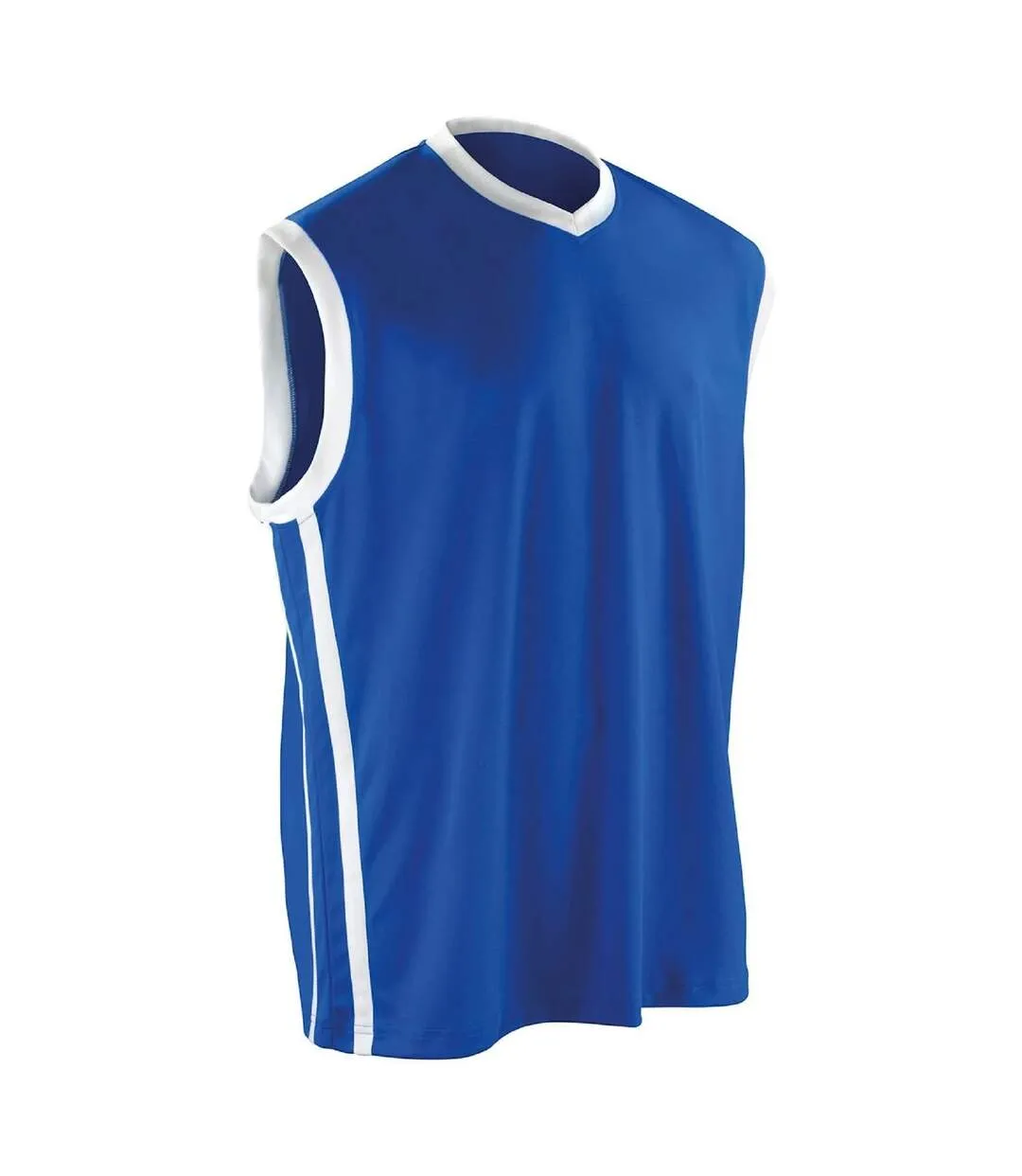 Maillot débardeur col V - Basket-ball - Homme - S278M - bleu roi