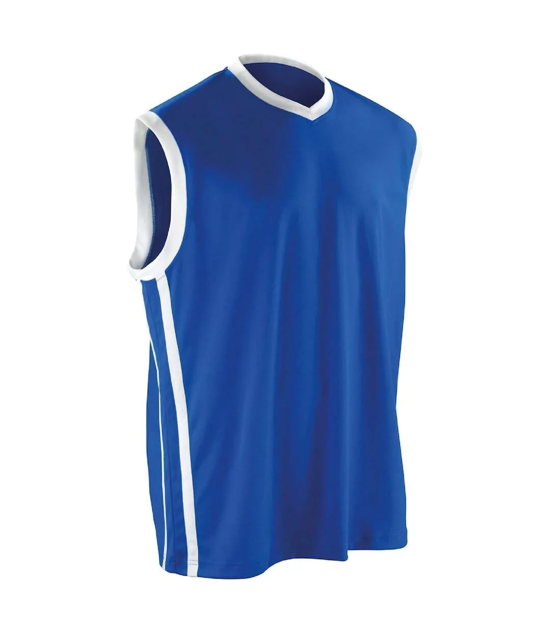 Maillot débardeur col V - Basket-ball - Homme - S278M - bleu roi