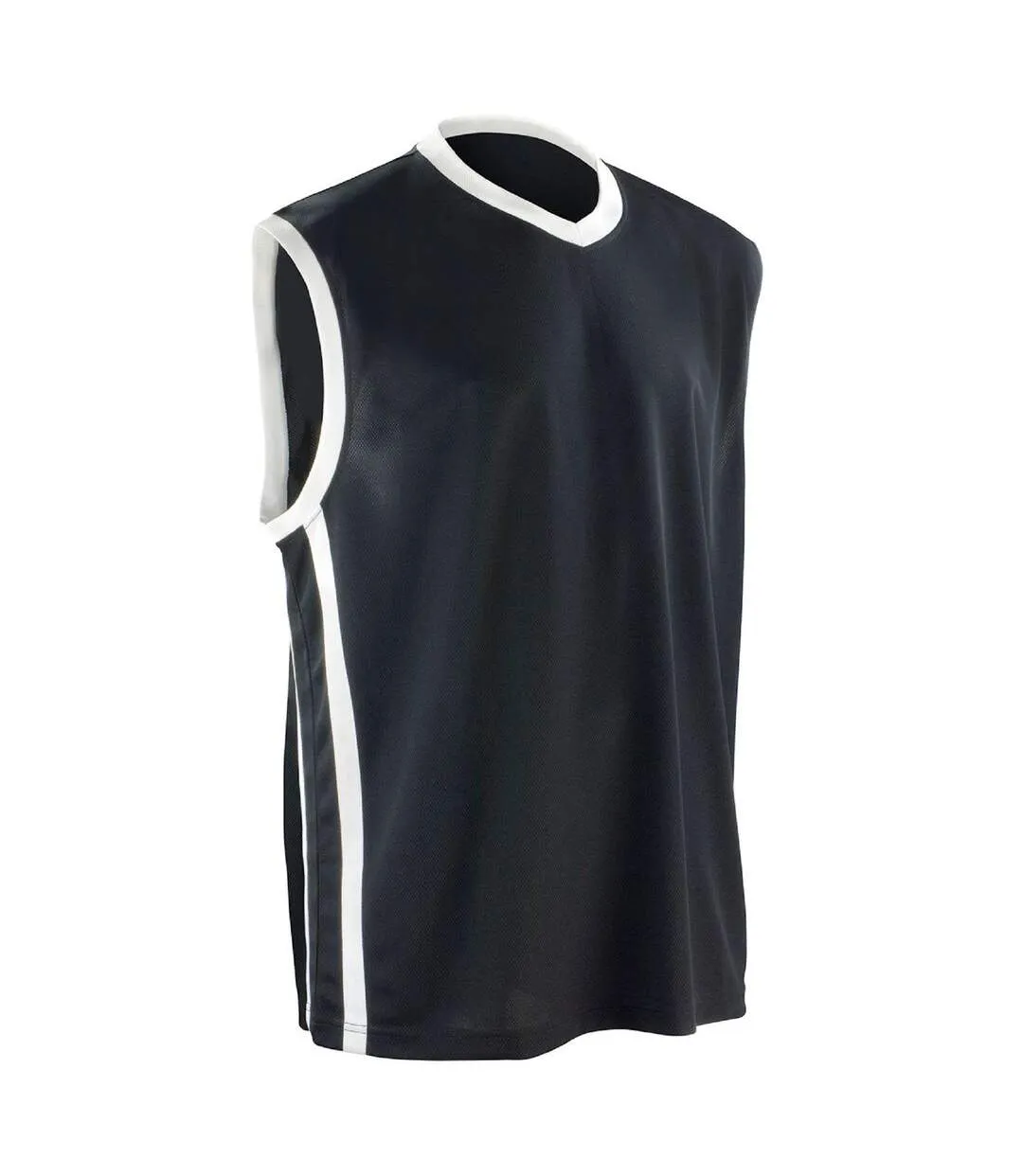 Maillot débardeur col V - Basket-ball - Homme - S278M - noir