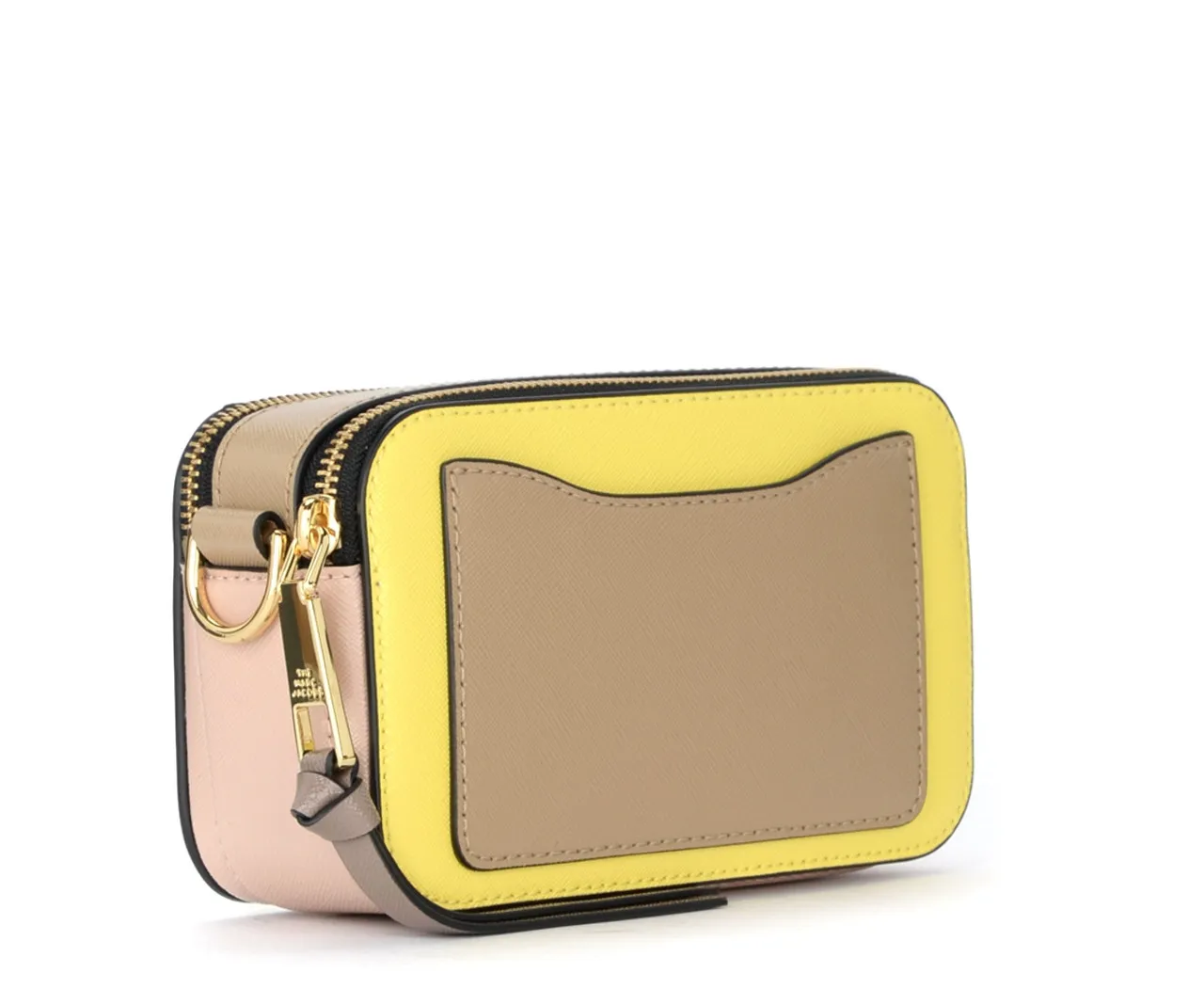 Marc Jacobs Sac à bandoulière The The Snapshot en cuir jaune