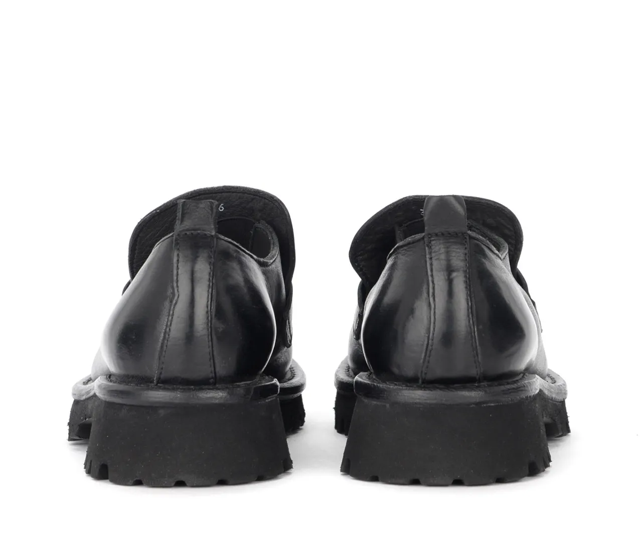 Moma Mocassin Cusna en cuir noir