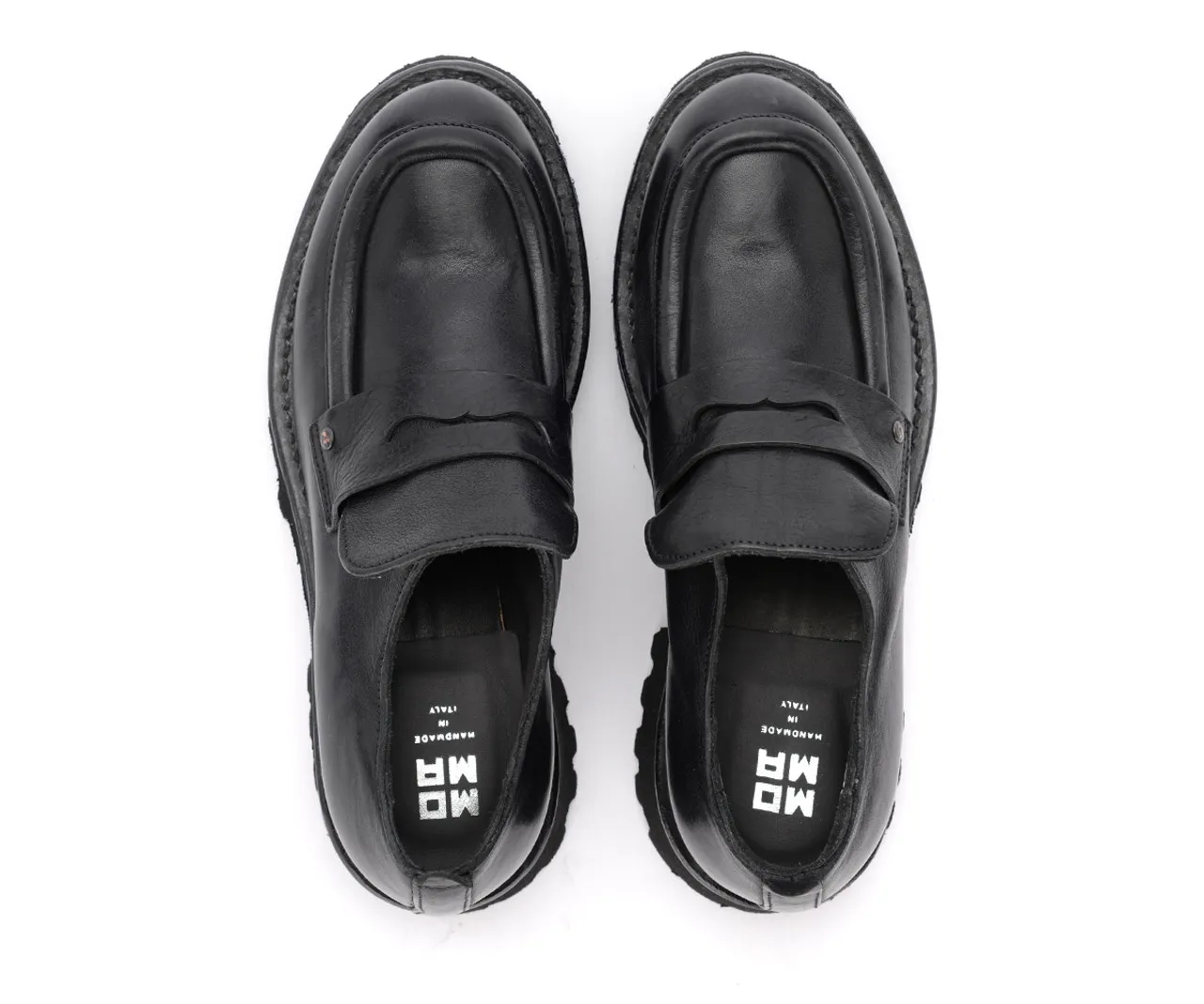 Moma Mocassin Cusna en cuir noir