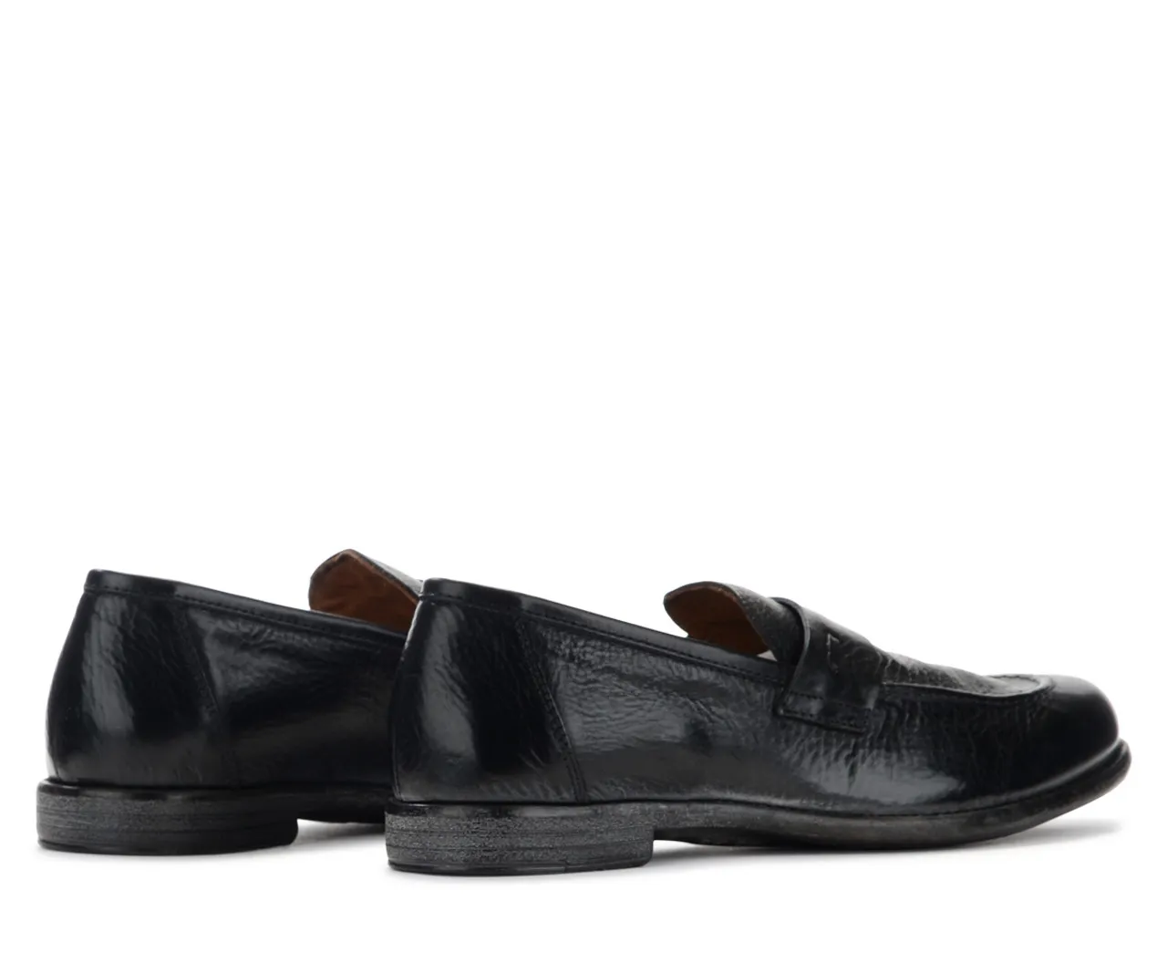 Moma Mocassin Toscano en cuir noir