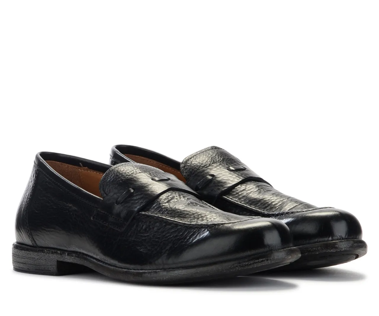 Moma Mocassin Toscano en cuir noir