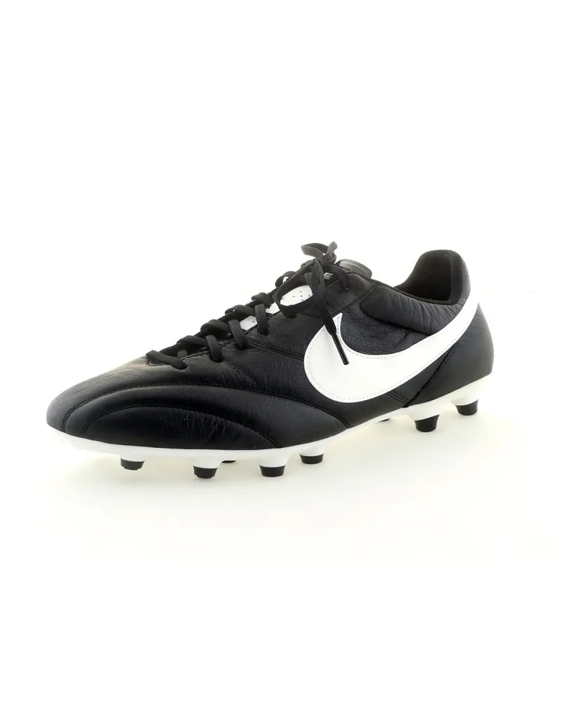 Nike Chaussures de foot en cuir Premier grande taille noires - Size-factory