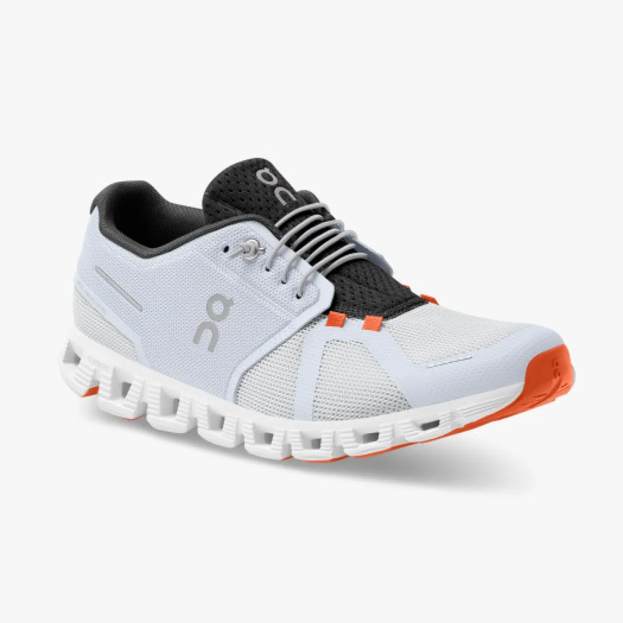 ON RUNNING CLOUD 5 PUSH WHITE ET FLAME Chaussures de running