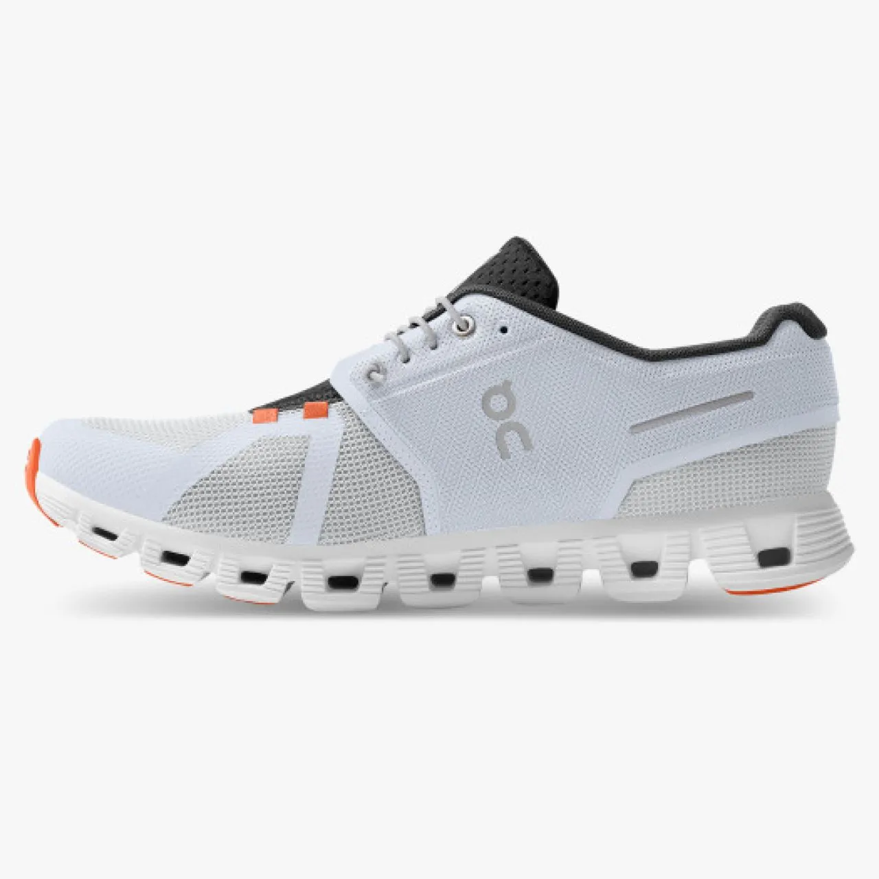 ON RUNNING CLOUD 5 PUSH WHITE ET FLAME Chaussures de running