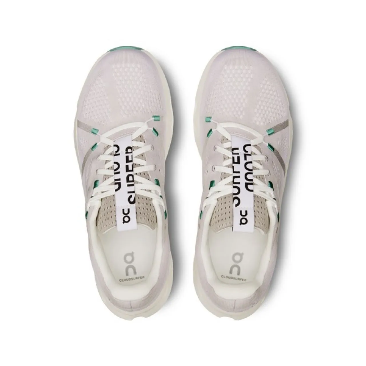 ON RUNNING CLOUDSURFER PEARL ET IVORY Chaussures de running