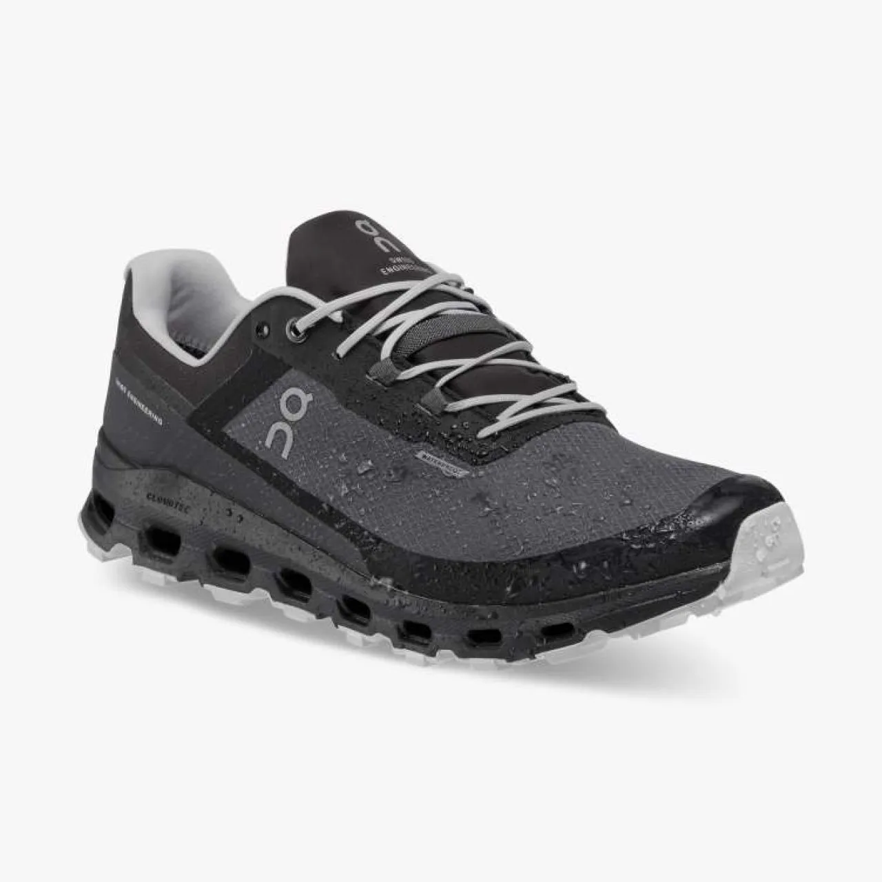 ON RUNNING CLOUDVISTA WATERPROOF  BLACK ET ECLIPSE Chaussures de trail