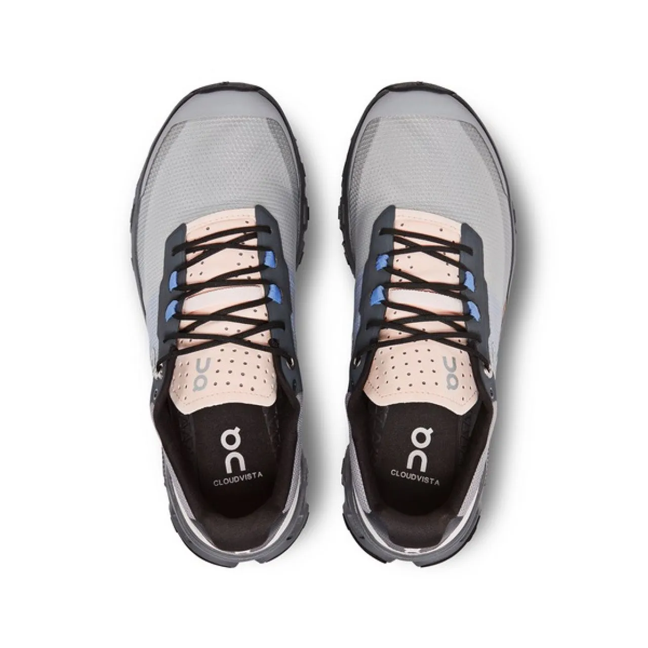 ON RUNNING CLOUDVISTA WOMEN ALLOY ET BLACK  Chaussures de trail