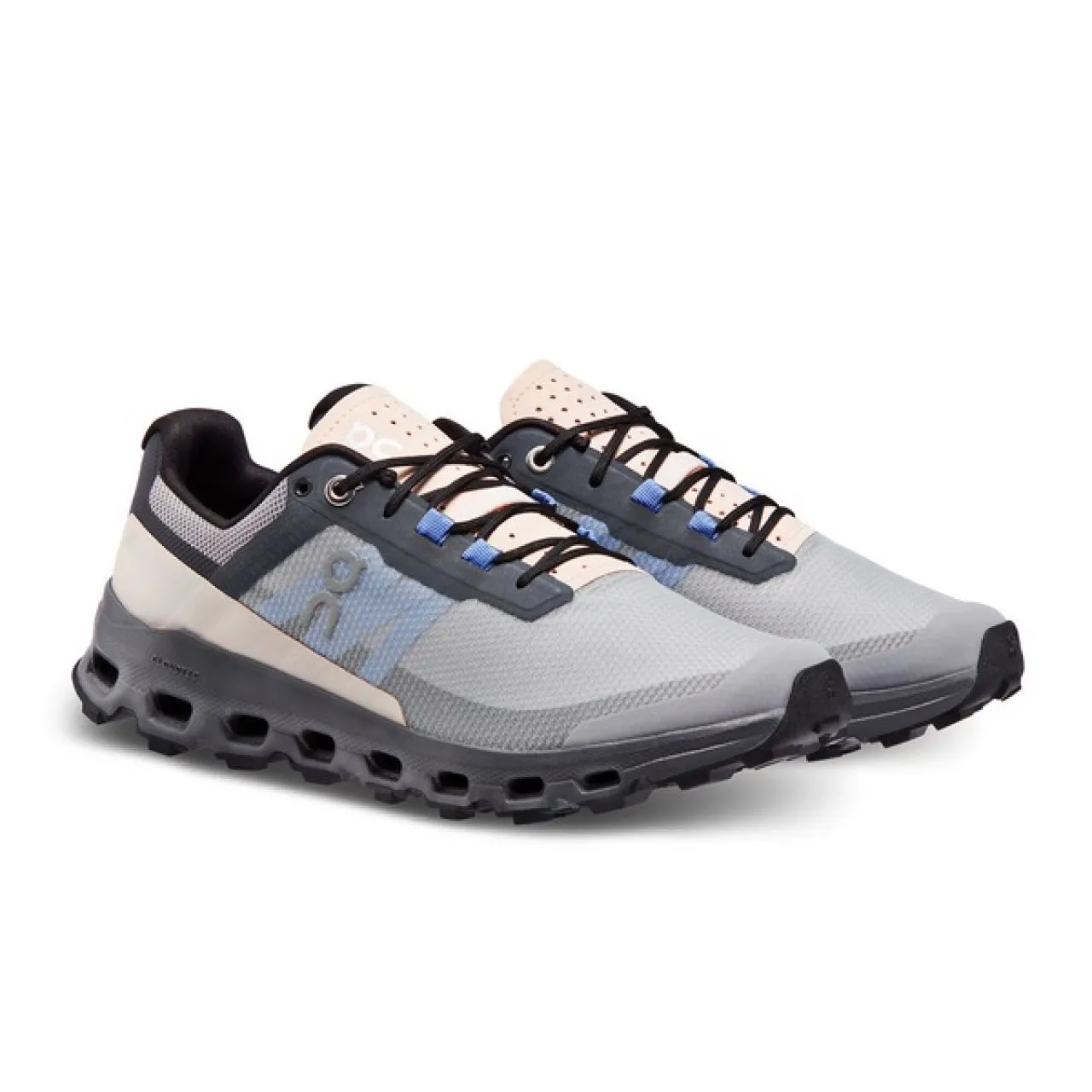 ON RUNNING CLOUDVISTA WOMEN ALLOY ET BLACK  Chaussures de trail