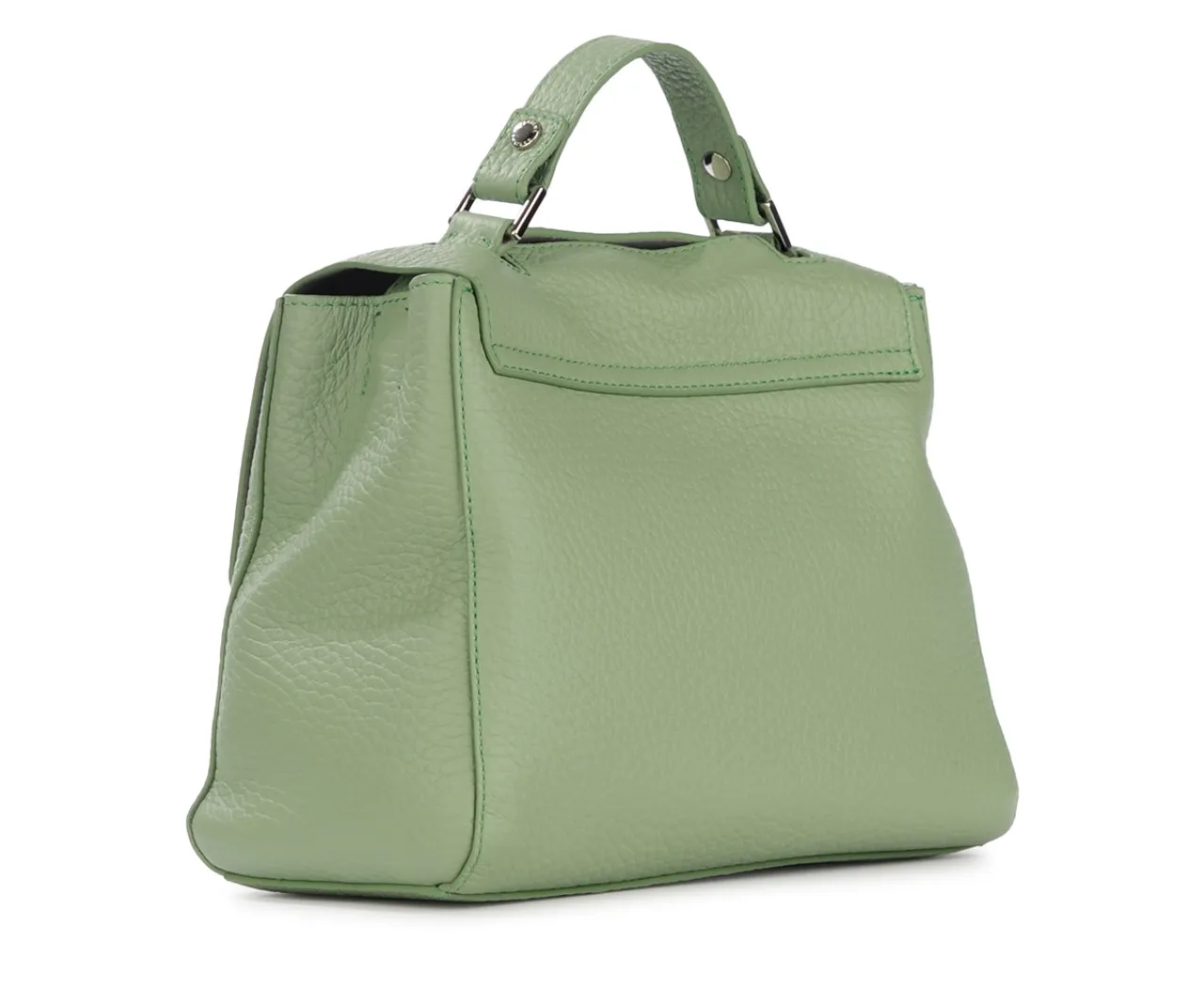 Orciani Sac Sveva Soft Small en cuir vert pomme