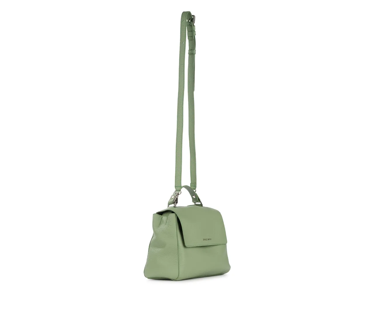 Orciani Sac Sveva Soft Small en cuir vert pomme