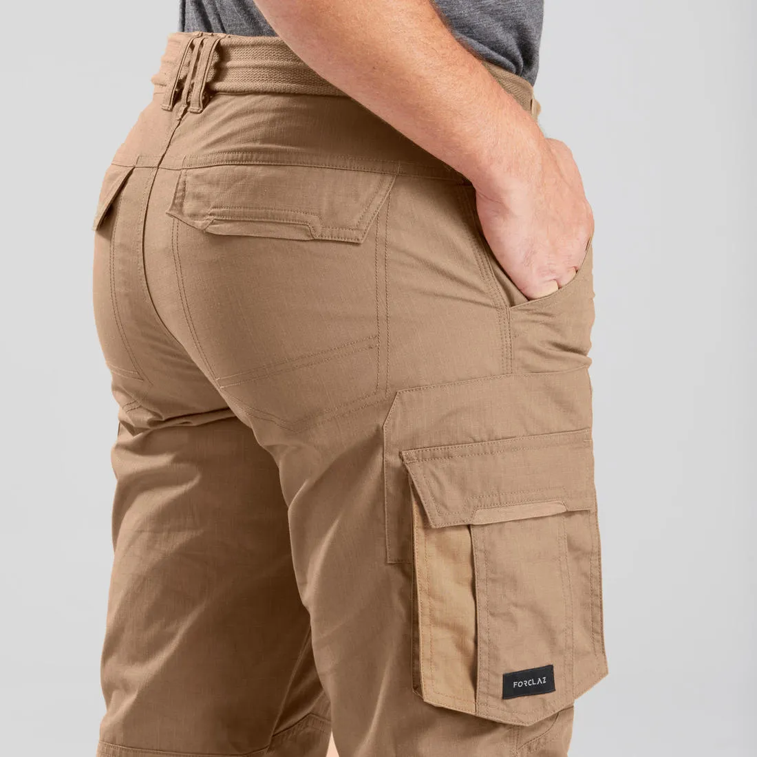 Pantalon cargo de trek voyage - travel 500 homme