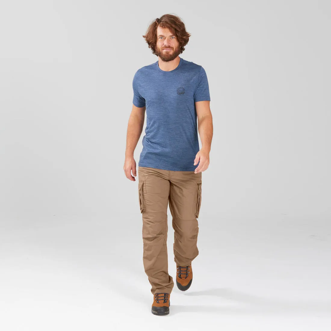 Pantalon cargo de trek voyage - travel 500 homme