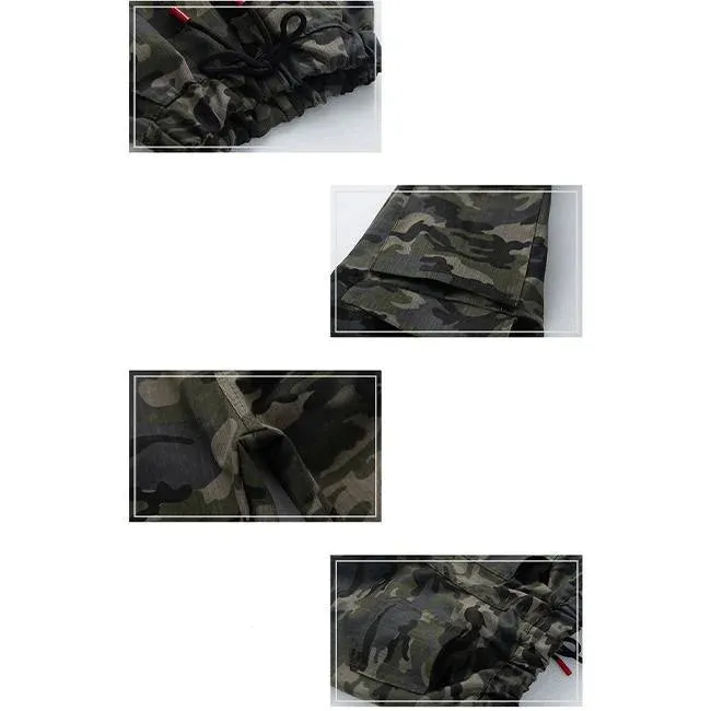 PANTALON CARGO FILLE JOGGER CAMOUFLAGE