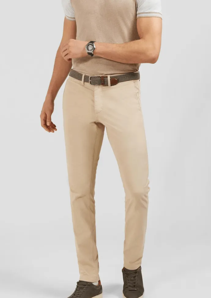 Pantalon chino Eden Park beige