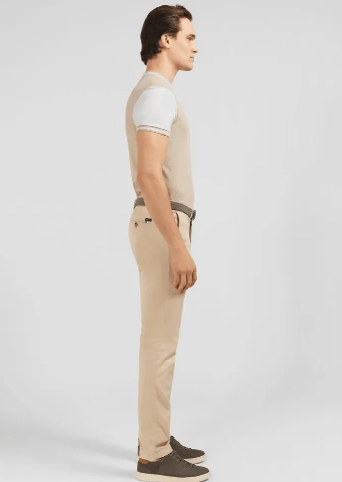 Pantalon chino Eden Park beige