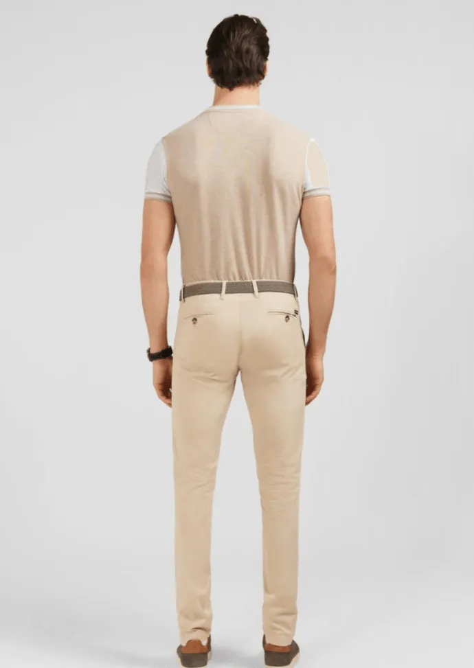 Pantalon chino Eden Park beige