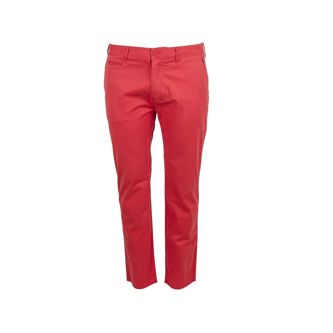 Pantalon chino rouge