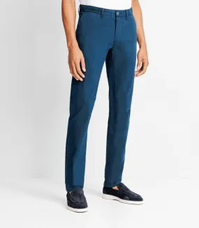 Pantalon chino satin marine