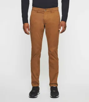 Pantalon chino slim camel VALOR