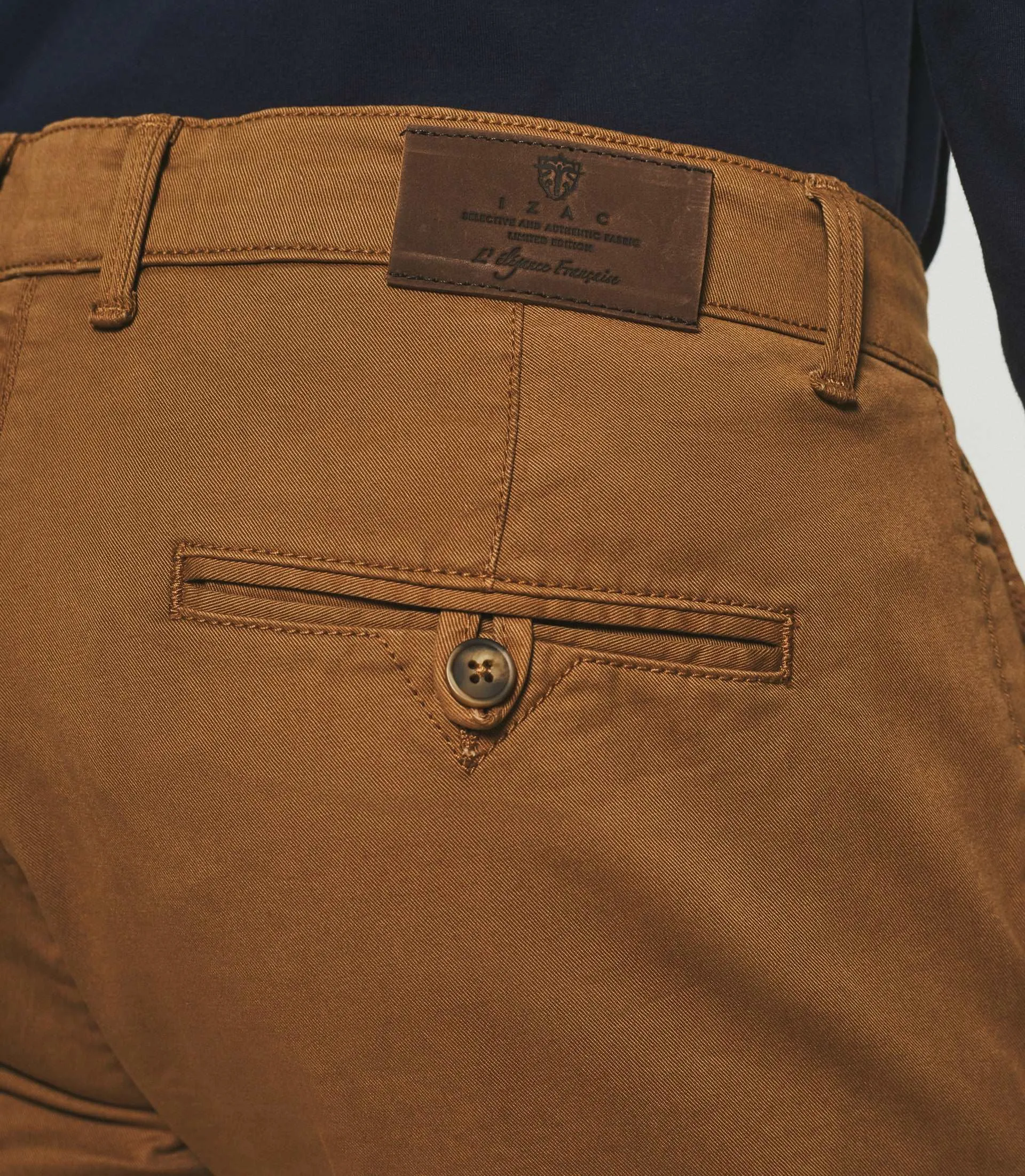 Pantalon chino slim camel VALOR