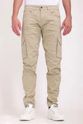 Pantalon coupe cargo P-CROSS CARGO BEIGE STONE