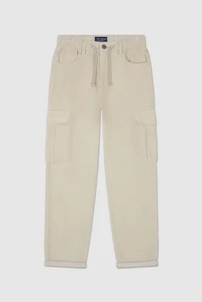 Pantalon coupe cargo P-RYDE CARGO JR BEIGE STONE