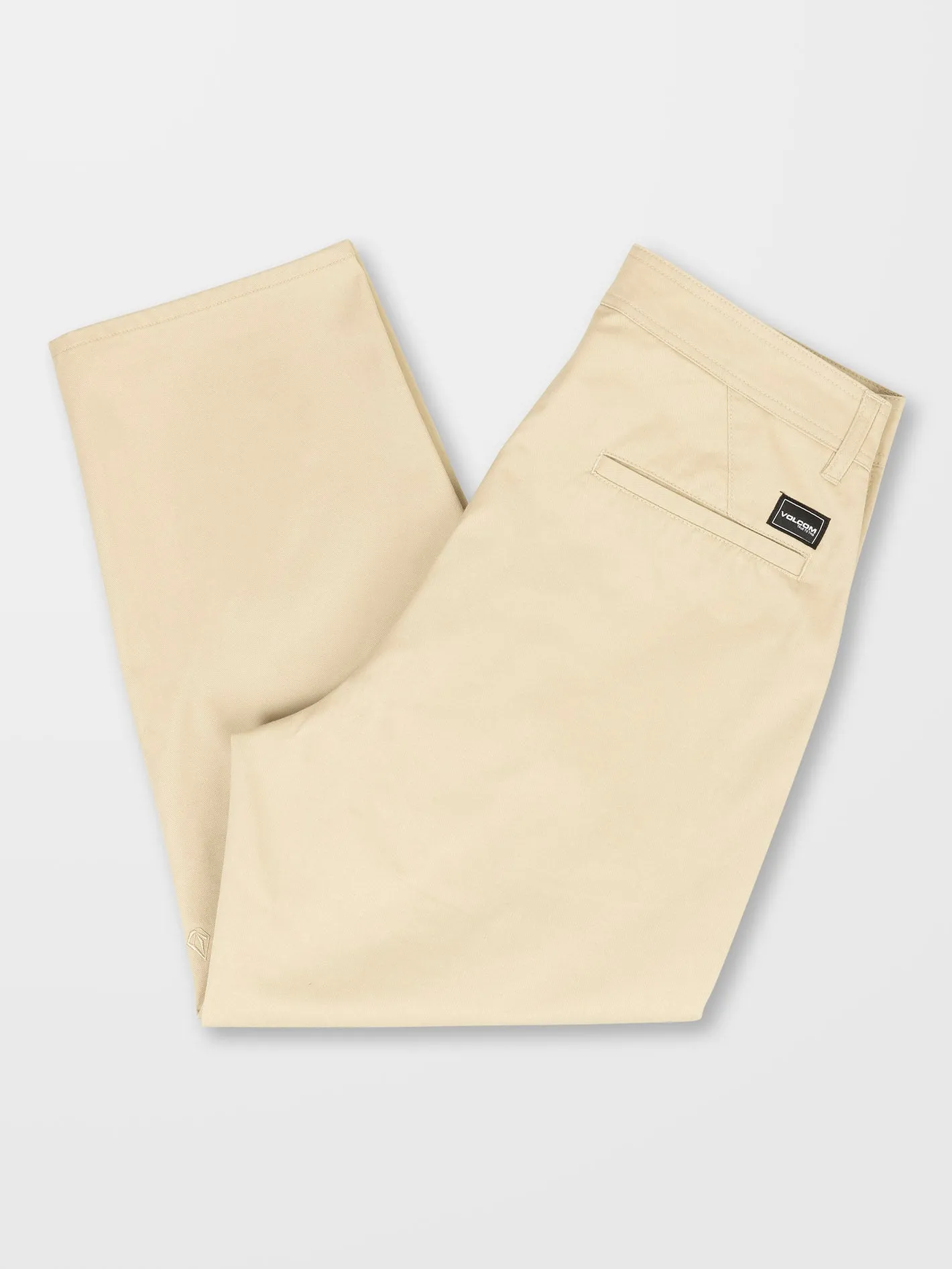 Pantalon Pleated Chino - ALMOND